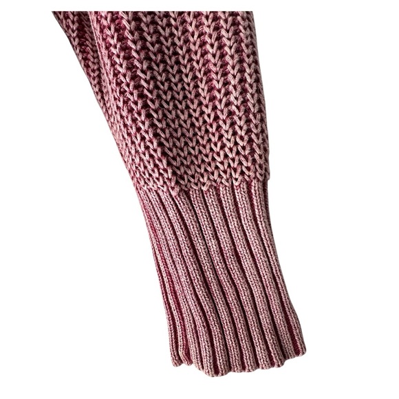 FREE PEOPLE NWOT CORAZON HALF MOON BAY COLD SHOULDER COTTON KNIT SWEATER MEDIUM - Picture 6 of 14